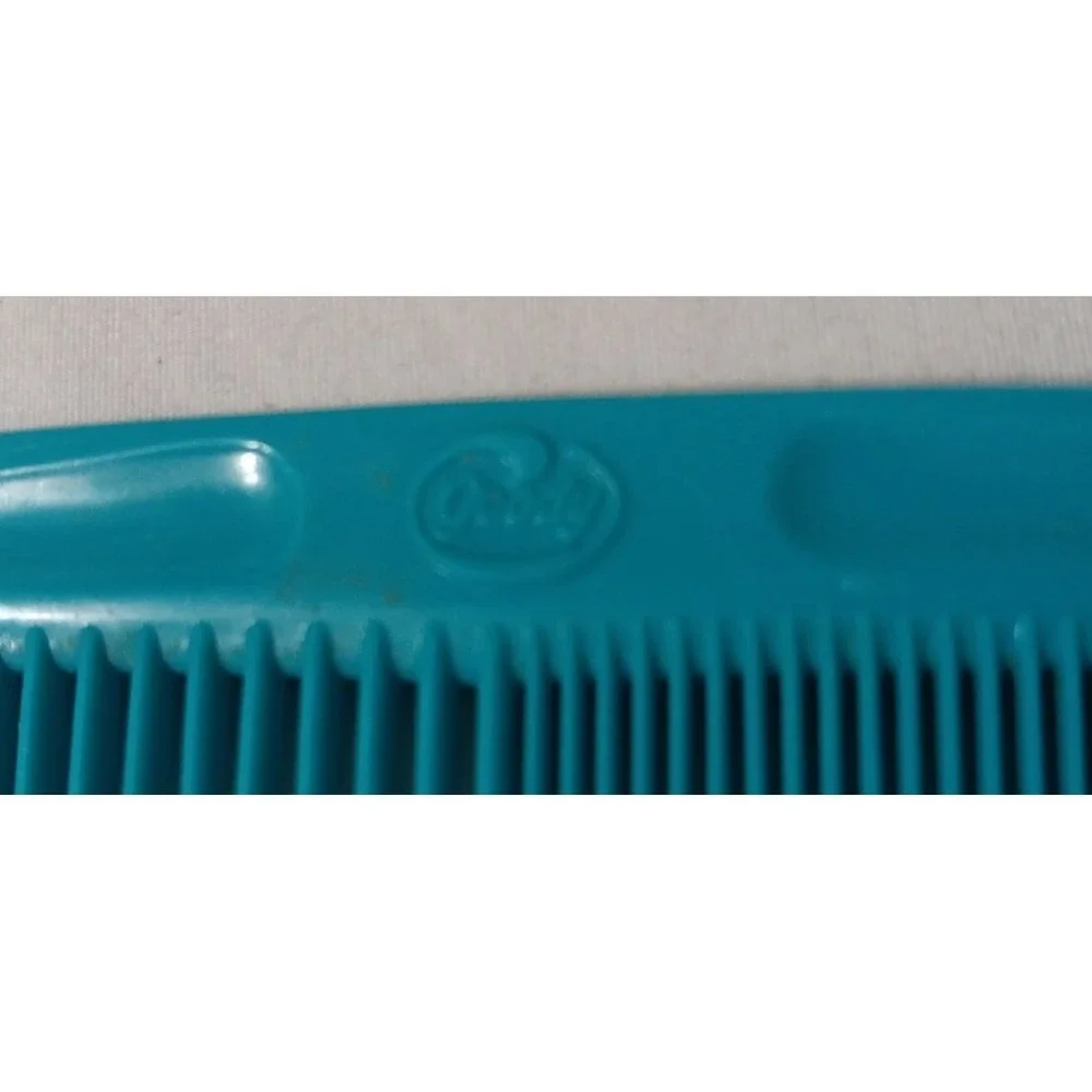 Vintage Goody Hair Combs Lot Of 6 Stylist‎ Barber USA Turquoise  Black Blue Grey